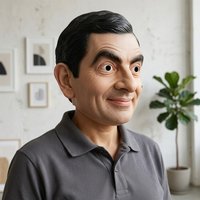Funny Comedian Face Latex Mask Big Eyebrow Meme Mask Realistic Adult Head Mask Halloween Party Prank Cosplay Costume Prop