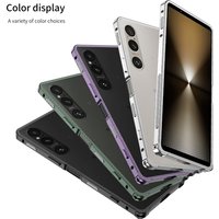 Metal Frame Case For Sony Xperia 1 VI Ultra-thin Heat Dissipation Split Seahorse Buckle Design Cover For Sony Xperia 1vi
