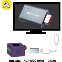 BitFunx Digital HDMI™ Converter For Nintendo Gamecube DOL-001 Console With Line Doubler Scanline Adapter For NGC AV to HDMI