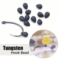 10pcs Carp Fishing Accessories Downforce Tungsten Shot on the hook beads 0.42g
