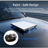 Roof Magnetic Mounting Bracket For Starlink Mini Aluminum Carbon Steel Transparent Version Roof Mounting For Car RV Roof Rack
