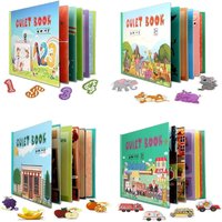 Autocollant magique pour livre silencieux, jouet éducatif pour bébé, éducation précoce Montessori, éclairage pour enfants, paquet de matériel cognitif