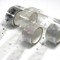 MINKYS Kawaii 5M DIY Hand Tent Tape Sticker Colorful Letter Symbols Kpop Decorative Stickers Cute Cartoon School Stationery