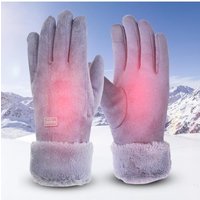 AliExpress APWIKOGER Electric Warm Gloves 3 Gear Adjustment Winter Thermal Cycling Gloves 10000mAh Heating Thermal Gloves Windproof Touch Screen