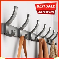 no drill Door Behind Hook Storage Wall Hanging Clothes Hanger Coat Hook Punch-free Hanger Bedroom Organizer Storage Kitchen Acce