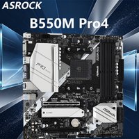 B550 placa mãe ASROCK B550M Pro4 AM4 Motherboard ram DDR4 CPU Ryzen 7 5800X3D 5800X 5700G 5 5600 5600X 3 3300X M.2 Micro ATX