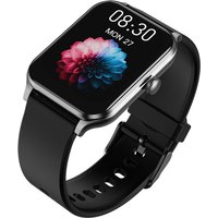 Wireless Bluetooth Black Smart Watch Men Women Smartwatches Compatible for iPhone Samsung Honor Xiaomi OnePlus etc. Phone.