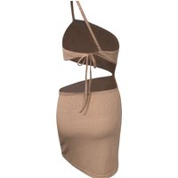 New Fashion Woman Spring Summer Sexy Low Cut Slip Dress Office Lady Casual Clothes Nightclub Wrap Hip Mini Skirt Girl Gift Dr141