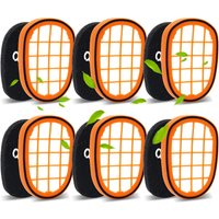 6 Pack Filters for Philips SpeedPro Max Aqua Handheld Vacuum Cleaner FC6812 FC6813 FC6822 FC5005/01 Replacement Filters