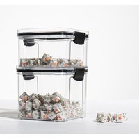 Keyboard Switches Container Storage Box Can Keycaps Sealed Storage Bottle Display Can Keycap Storage Box For Mechanical Keyboard