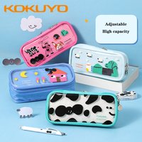 Japan KOKUYO Kawaii Pencil Case NOViTA-R Transparent Large Capacity Storage Stationery School Supplies Kawaii Student Gifts
