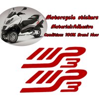 Moto Emblems Logos Motorcycle Stickers New Fit For MP3 125 300 400 500 Moto Scooter