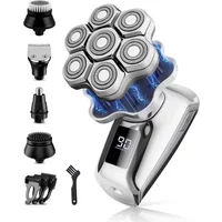 Head Shavers for Bald Men Electric Detachable Head Shaver for Male Body Bald Head Shaver Multifunctional Shaving Grooming Kit