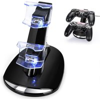 For PS4 Controller Charger Dual Charging Dock Fast Charging Station Charger Stand For PlayStation4/PS4 Pro/PS4 Slim Accessories