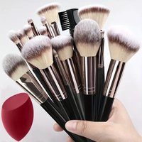 Professional 3-20PCS Makeup Brushes Set Soft Fluffy Foundation Eyeshadow Concealer Blending Kabuki Women Beauty Tool