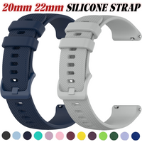 20mm 22mm Silicone Strap For Garmin Vivoactive 6 5 3 Venu 2 Plus Venu 3 Sq Active 5 Replacement Sport Band SmartWatch Bracelets