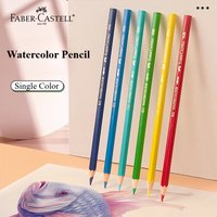 1pc Faber Castell Watercolor Pencil Pigment Rich Leads for Brilliant Colouring Smooth, Which Blend To Give Outstanding Results