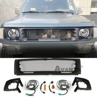 Auto Parts Grill Front Bumper headlights and light frame modification accessories decoration Mitsubishi Pajero V33 V43 V31 V32