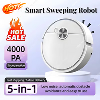 Modell Kehrroboter Automatische Heim-Mini-Reinigungsmaschine USB-Aufladung Smart Sweep Mop 5-in-1-Staubsauger Neu 2026