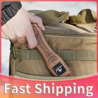 Sapele Outdoor Grill Pan Handle Ergonomic Heat Resistant Insulated Grip Portable Grill Plate Handle Camping Cookware Accessories