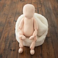 ❤️ Neugeborenen Fotografie Requisiten Zubehör Praxis Wrap Pose Puppen Studio Foto Simulation Puppe Baby Dressing Display Modelle
