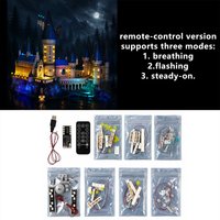 LED Lighting Kit for 71043 Hogwarts Castle Bricks Model Decorative Light (No Model Included)