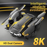 S6 Pro Mini Drone 8K 5G WIFI Professional HD Aerial Photography Dual Camera 360 Obstacle Avoidance Quadrotor Toy