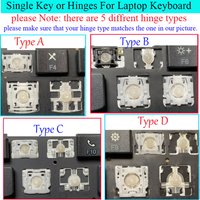 Single Key cap Hinge Scissors Clip keycap Bracket supports For Lenovo Thinkpad E15 Gen2 Gen3 Gen4 R15 Gen2 Gen3 Laptop Keyboard