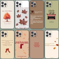 All Too Well Lyrics Phone Case For iPhone 15,14,13,12,11,Plus,Pro Max,XS,X,XR,SE,Mini,8,7 Soft Silicone Black Cover