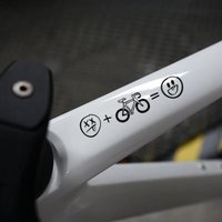 Bicycle Frame Emoji Sticker Set (2 Sheets) - Bicycle decoration, perfect for motorcycles and cars, holiday gifts, emoji decals