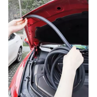 20M Car Rubber Door Sealing Big D Type Car Door Hood Trunk Seal Strip Universal Noise Insulation Car Seals Accessories For Auto