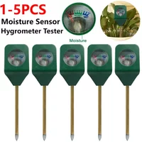 1-5pcs Mini Soil Moisture Meter Metal Probe Gardening Plant Flower Water Analyzer Soil Moisture Tester Hygrometer Detector Tool