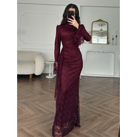 Booma Mermaid Simple Lace Long Sleeveless Women Prom Formal Gowns for Women Evening Dress Dresses Simple Customized 2025