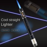 HONEST Blue Flame Windproof Cigar Lighter Suitable for Barbecue Baking Welding Gun Men's Gift Cigarette Accessories