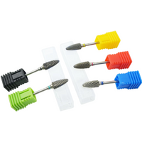 WELLCK Dental Tool Carbide Burs Handpiece 2.35MM Shank Strawberry Lab Laboratory Drill Tungsten Steel Cutters Nail Manicure File