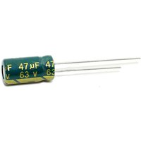 20pcs/lot Rubycon 47UF 63V 6*11mm High Frequency Low ESR / Impedance Aluminum Electrolytic Capacitor 47uf63V 63V47UF 6X11 20%