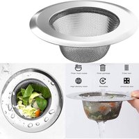 Stainles Steel Sink Filter Mesh Metal Floor Drain Net Food Slag Stopper Plug Bathtub Hair Catcher Deodorant Drainer Kitchen Tool