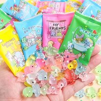 10pcs Kid Gift Cartoont Capybara Blind Bag Simulation Animal Model Toy Mini Blind Box Toy Miniature Animal Surprise Blind Bag