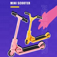 T-type Finger Scooter With Brake Educational Toys Finger Skateboards Fun Fingertip Movemet Kids Kick Scooter Finger BMX Foldable