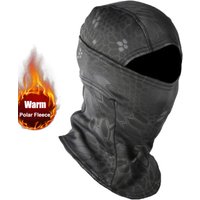 AliExpress Winter Fleece Warm Camouflage Balaclava Outdoor Cold-proof Ski Cycling Full Face Mask Motorcycle Mask Helmet Lining Wholesale