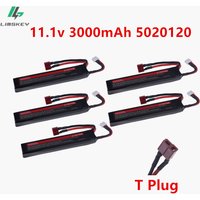 11.1V 3s 3000mAh 30C 5020120 Lipo Battery with Small Tamiya Plug for Airsoft BB Air Pistol Electric Toys Guns Parts