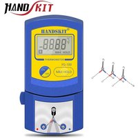 Soldering Iron Tips Emperature Calibrator 4pcs Lead Free Sensors Kits FG-100 High Precision Profession Digital Portable Test Set
