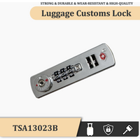 For TSA13023B Luggage Customs Lock Portable Accessory Kit Lightweight and Portable Anti-Theft and Easy to Replace