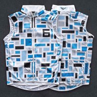 TWIN SIX 6 Windproof Cycling Vest Men Sleeveless Lightweight Mesh Breathable Waterproof Windbreaker Ropa Ciclismo MTB Bike Vest