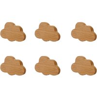 6Pcs Wooden Door Handles Animal Wood Furniture Handles for Cabinets Dressers Drawers Door Knobs Kitchen Cupboard Wardrobe Pulls