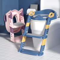 Children's toilet baby portable toilet seat children's foldable auxiliary toilet ladder toilet Training Potty Ladder for Kids