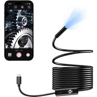 5.5mm/7.0mm Mini Endoscope Camera IP67 Waterproof 6 LED Adjustable USB Flexible Inspection Borescope Cameras For Android Phone