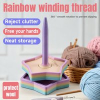 Yarn Holder Dispenser Spinner Vertical Stand Supply Holder for Knitting and Crochet Vertical Spin is a Spinner