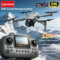 Lenovo D18 Drone 8K HD Dual Camera Aerial Intelligent Obstacle Avoidance Brushless Motor WIFI GPS Return Large Screen RC Drone