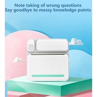 Mini Portable Printer Thermal Wireless Inkless Pocket Printer With USB Cable HD Bluetooth Label Printer Photo Printer Gift